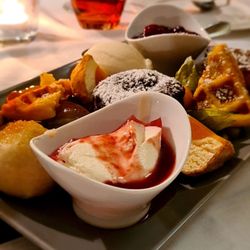 Restaurant im Schloss Schleiden - Nachspeisenteller zum Teilen