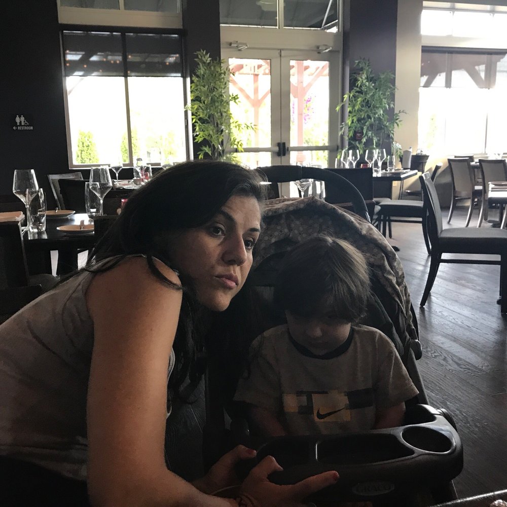 Gibraltar - Wife and son, sitting at table waiting for delicious food. - New American Near Me - Lancaster, Pennsylvania Gibraltar - Wife and son, sitting at table waiting for delicious food. - New American Near Me - Lancaster, Pennsylvania