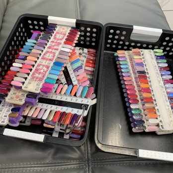 50 Shades Nails & Spa - A nice variety of colors - Nail Salons Near Me - Murrells Inlet, South Carolina