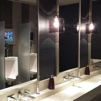 The Owners Box - I give them an "A" for design in restrooms.  Pretty chic for a sports bar. - Sports Bars Near Me - Dallas, Texas