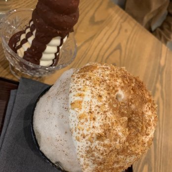Ernest - mutsu apple pie shaved ice + soft serve sundae - New American Near Me - San Francisco, California Ernest - mutsu apple pie shaved ice + soft serve sundae - New American Near Me - San Francisco, California