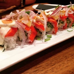 Seared salmon roll $16 Seared salmon roll $16