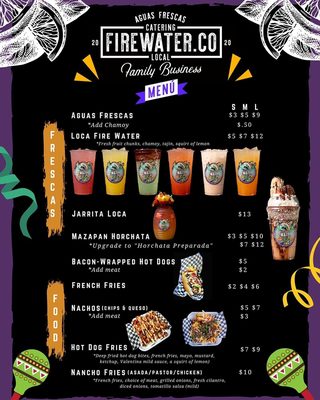 Menu photo 3 Fire Water Bakersfield, CA
