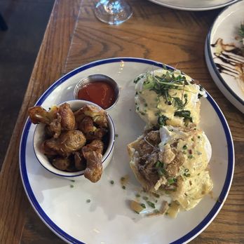 Noble Crust - Braised Beef Benny* and Bronzed Salmon Benny* - Italian Near Me - Wesley Chapel, Florida
