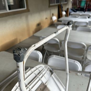 Party Rentals Lesly's - Duct tape instead of replacing rubber grommet's. - Party Equipment Rentals Near Me Party Rentals Lesly's - Duct tape instead of replacing rubber grommet's. - Party Equipment Rentals Near Me