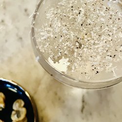 Farmacia Cocktail Bar - Garlic, parm and pepper.