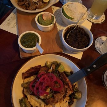 Momocho - Barbacoa (near) & Machaca taquitos, with rice and beans, 6 tortillas, guacamole and green sauce. Machaca can be split with another - Mexican Near Me - Cleveland, Ohio Momocho - Barbacoa (near) & Machaca taquitos, with rice and beans, 6 tortillas, guacamole and green sauce. Machaca can be split with another - Mexican Near Me - Cleveland, Ohio