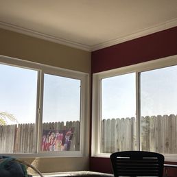 Home window install. This one picture does not do justice