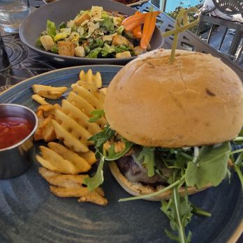 Blue Wave Bar & Grill - Not sure which burger this was since it was the 1st they brought out and I took a bite and it was good but not what I ordered - American Near Me - San Diego, California Blue Wave Bar & Grill - Not sure which burger this was since it was the 1st they brought out and I took a bite and it was good but not what I ordered - American Near Me - San Diego, California