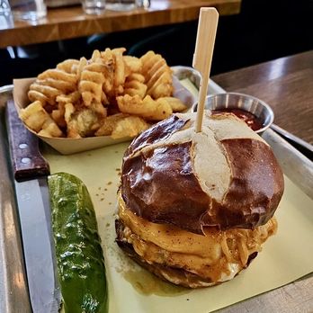 Emily - The Emmy Double Stack Burger - Pizza Near Me - New York, New York Emily - The Emmy Double Stack Burger - Pizza Near Me - New York, New York