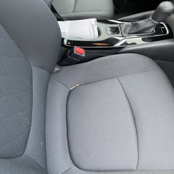 Hertz Rent A Car - Food in the seats and dog hair