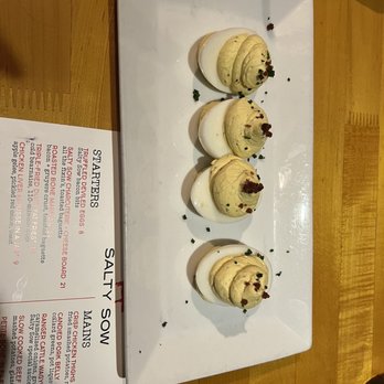 Salty Sow - Deviled Eggs - American Near Me - Austin, Texas Salty Sow - Deviled Eggs - American Near Me - Austin, Texas