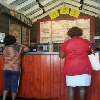 Shane's Rib Shack - Shane's counter service excellent with kelly the owner. She went to the back to get an order. - Barbeque Near Me - Evans, Georgia