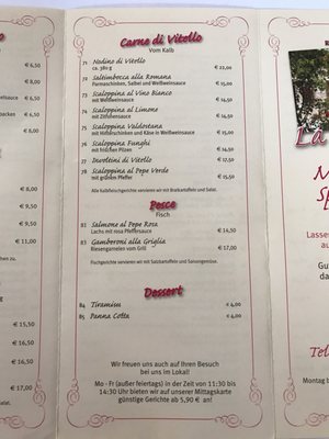 Menu photo 1 La Locanda Büdingen, HE