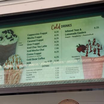 Café Espresso - Menu - Coffee & Tea Near Me - Santa Cruz, California