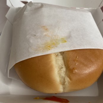 Jack in the Box - Sloppy wrapping with grease print on burger - Fast Food Near Me - Sacramento, California
