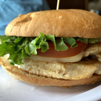 Kelley's Country Cookin - Grilled chicken sandwich with Swiss, lettuce, and tomato. - Breakfast & Brunch Near Me - LaMarque, Texas Kelley's Country Cookin - Grilled chicken sandwich with Swiss, lettuce, and tomato. - Breakfast & Brunch Near Me - LaMarque, Texas