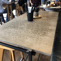 The Burger Factory - One of the tables.