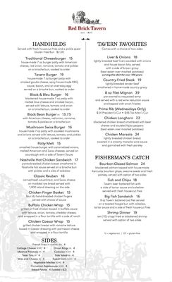 Menu photo 2 The Red Brick Tavern London, OH