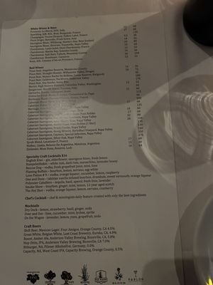 Menu photo 7 Vine Restaurant & Bar San Clemente, CA Menu photo 7 Vine Restaurant & Bar San Clemente, CA