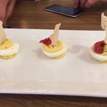 Big Grove Tavern - Deviled eggs appetizer - not really worth ordering - New American Near Me - Champaign, Illinois Big Grove Tavern - Deviled eggs appetizer - not really worth ordering - New American Near Me - Champaign, Illinois