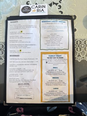 Menu photo 7 CARiN de RiA Encinitas, CA