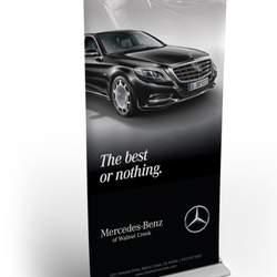 Single Origin Media - 36"x80" Roll up banner design for Mercedes-Benz of Walnut Creek
