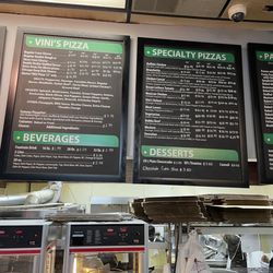 Vini's Pizza And Catering - Menu & Prices 10/28/23