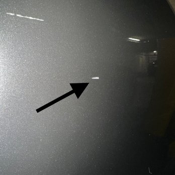 Urban Collision Center - Can't see the slight dent in this picture, but the scratch was deep. Those other lines above it are reflections. - Body Shops Near Me - Redondo Beach, California Urban Collision Center - Can't see the slight dent in this picture, but the scratch was deep. Those other lines above it are reflections. - Body Shops Near Me - Redondo Beach, California