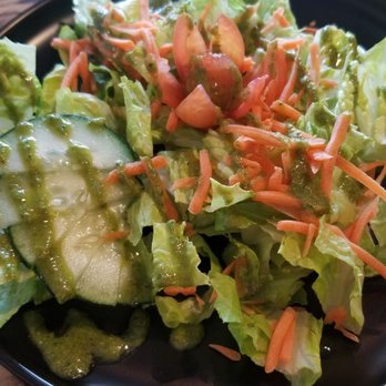 A Matter of Taste - Fresh salad with pesto dressing - Wine Bars Near Me - Ripon, California