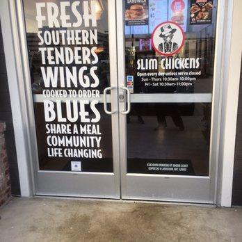 Slim Chickens - Front Door Entrance - Chicken Wings Near Me - Katy, Texas