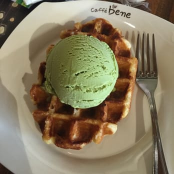 Caffébene - Green tea gelato & waffle - Coffee & Tea Near Me - Boston, Massachusetts Caffébene - Green tea gelato & waffle - Coffee & Tea Near Me - Boston, Massachusetts