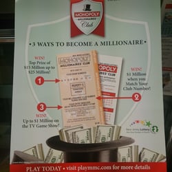 Hinze's Deli & Catering - The New Game Monopoly Millionaire Club Starting October 19,2014 Come Enjoyed at Hinze's Deli with NJ Lottery become Winner