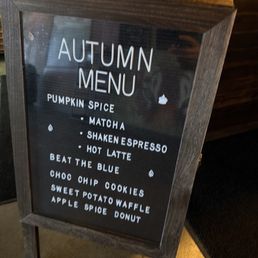 New menu too New menu too