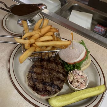 Red Hook Diner - Classic Diner burger: slaw, basket of Freedom fries - American Near Me - Red Hook, New York Red Hook Diner - Classic Diner burger: slaw, basket of Freedom fries - American Near Me - Red Hook, New York