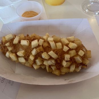 Totoro Mochi Donut - Potato corn dog - Donuts Near Me - Friendswood, Texas