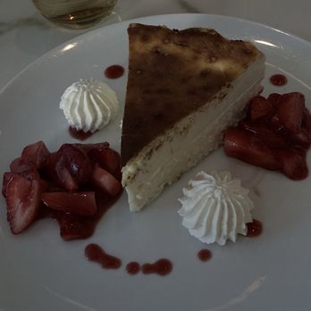 Spago - Cheesecake- super creamy, no crust...literally melts in your mouth - New American Near Me - Las Vegas, Nevada