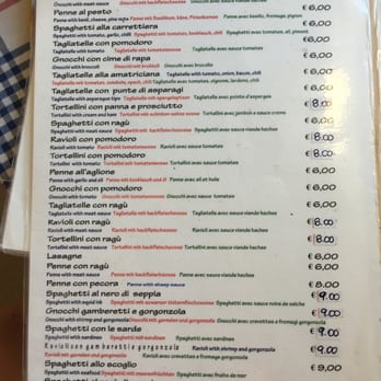 Pork's - Menu of variety of pasta - Tuscan Near Me - Florence, FI Pork's - Menu of variety of pasta - Tuscan Near Me - Florence, FI