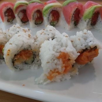 Sakura Blue - Tuna lover roll and spicy salmon - Japanese Near Me - Louisville, Kentucky Sakura Blue - Tuna lover roll and spicy salmon - Japanese Near Me - Louisville, Kentucky