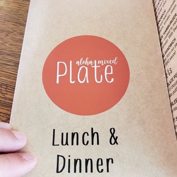 Aloha Mixed Plate - Hawaiian Near Me - Lahaina, Hawaii