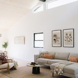 Amber & Honey Design - Living Room in Eagle Rock home.