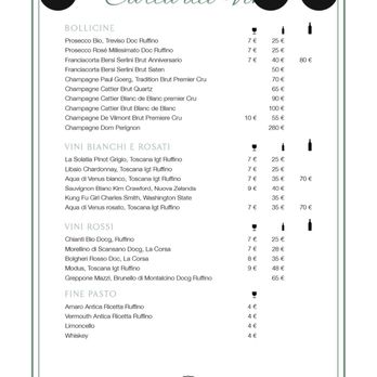 Serre Torrigiani - Menu - Restaurants Near Me - Florence, FI