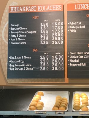 Menu photo 3 Kolache Stop San Antonio, TX