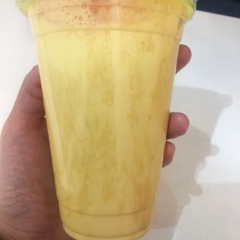 Bubble Tea Station Cafe - Mango milk tea - Desserts Near Me - Sparks, Nevada