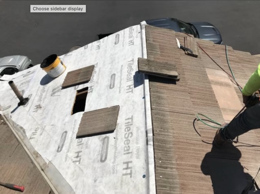 Slide of PATCH ROOFING