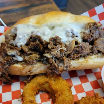 Bros Burger - Philly cheese steak zoomed - Burgers Near Me - Puyallup, Washington