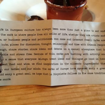 La Bicyclette - Strange things dished with the dishes - French Near Me - Carmel, California