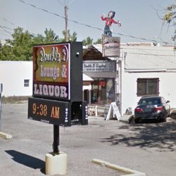 Double D Liquor - The back entrance to Double D