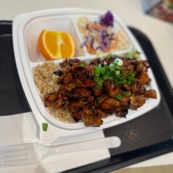 Flame Broiler - Korean Spicy Chicken Plate