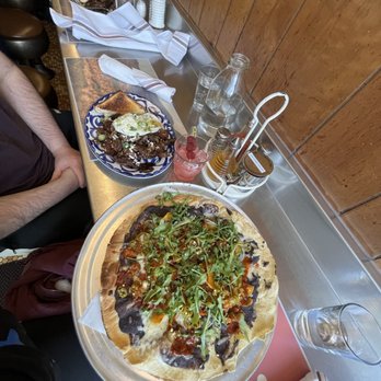 Dove's Luncheonette - Burnt ends hash and tlayuda. - Southern Near Me - Chicago, Illinois